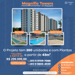 Magnific Towers Residence reforça expansão imobiliária e consolida novo vetor de valorização na Fazenda Velha, Araucária