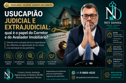 Usucapião Judicial e Extrajudicial: qual é o papel do Corretor e do Avaliador Imobiliário?