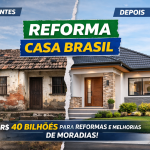 Governo Federal lança programa “Reforma Casa Brasil” com R$ 40 bilhões e foco em moradia digna.