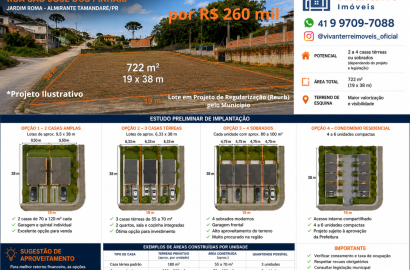 Terreno de Esquina à Venda em Almirante Tamandaré